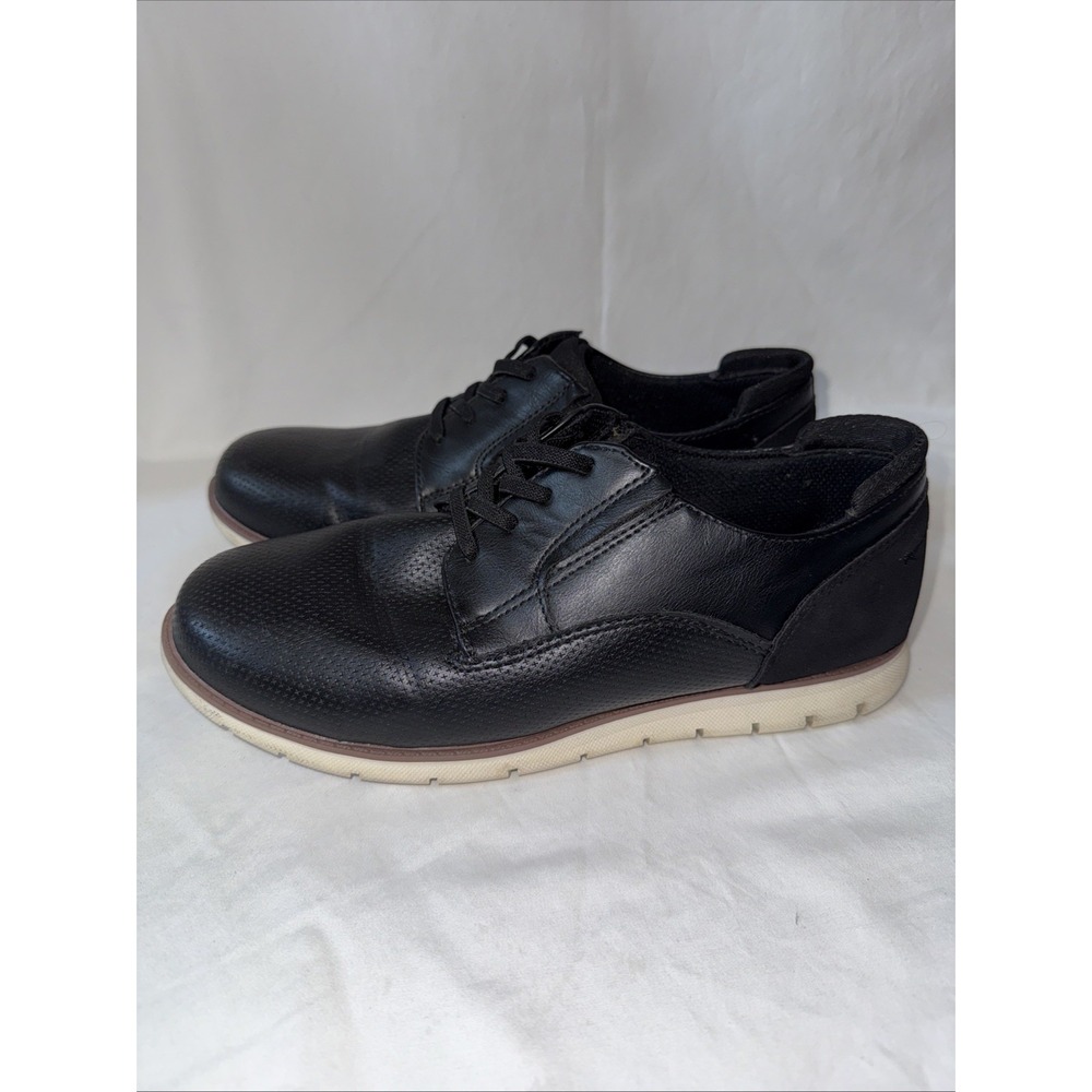 Vostey Men's Oxfords Sz‎ 7 M Black Casual Dress Shoes BMY641